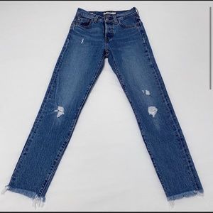 Levi’s high waisted wedgie jeans